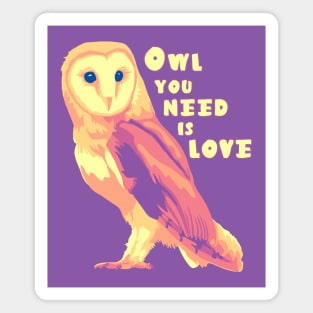 Owl You Need Is Love Magnet